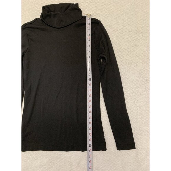 Eddie Bauer Women’s Black Turtleneck Long sleeve 60% Cotton - Picture 7 of 7